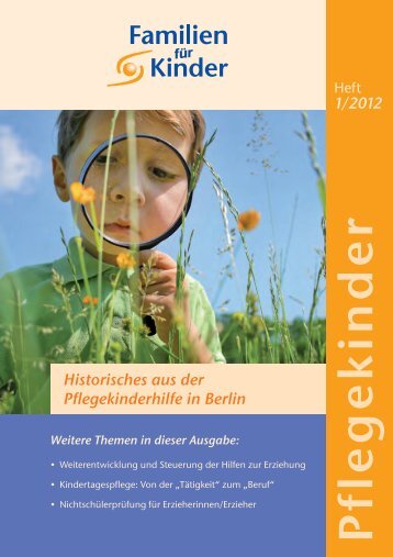 Pflegekinder-Heft 1/12 als PDF-Dokument - Kindertagespflege