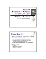 Chapter 5 Peer-to-Peer Protocols and Data Link Layer and Data ...