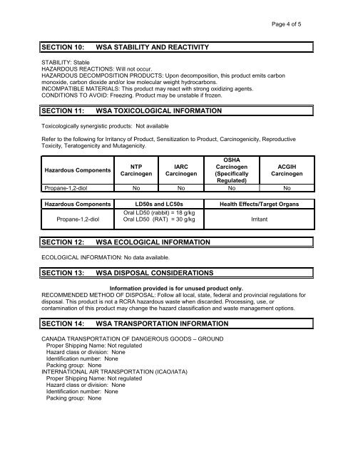 WSA Adhesive - Duro Dyne