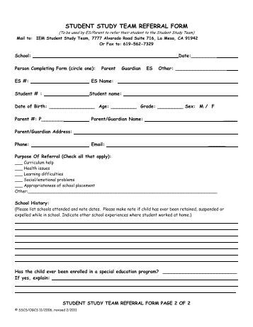 Student Self Referral Counselors Pictures To Pin On Pinterest Pinsdaddy Student Referral Form Template
