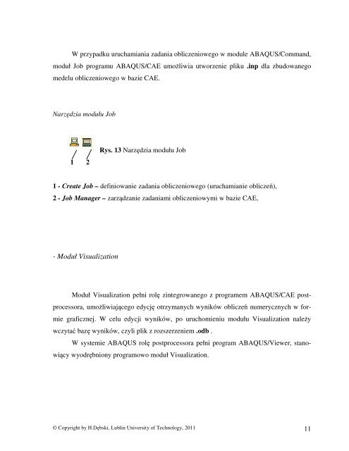 Laboratorium CAD/MES ĆWICZENIE Nr 2 i 3 - Politechnika Lubelska