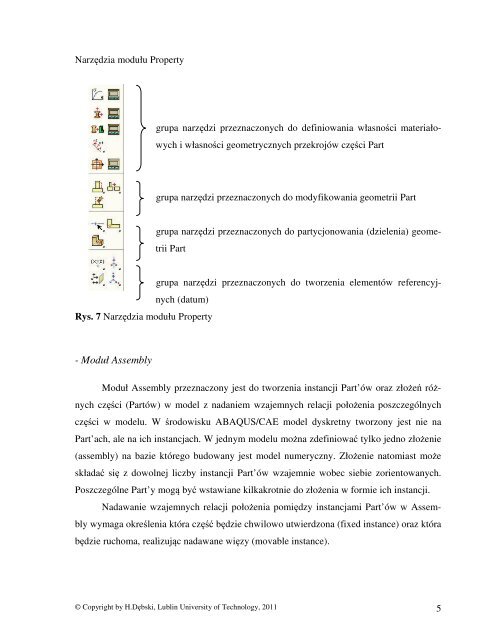 Laboratorium CAD/MES ĆWICZENIE Nr 2 i 3 - Politechnika Lubelska