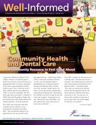 Well-Informed - Pottstown Area Health & Wellness Foundation