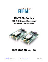 DNT900 Series Integration Guide - RF Monolithics, Inc.