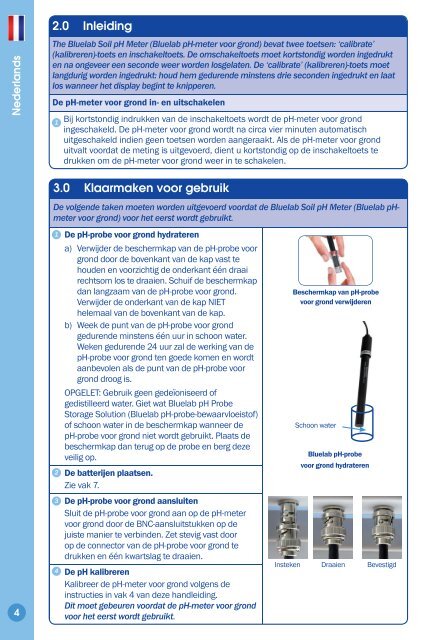 soil pH meter Gebruikershandleiding - Growth Technology