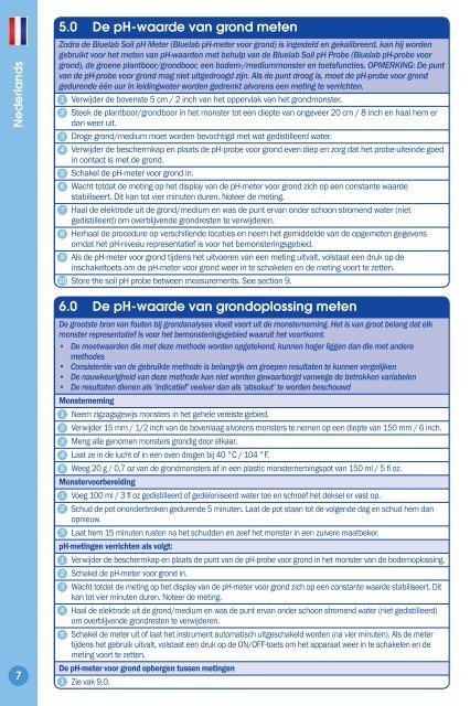 soil pH meter Gebruikershandleiding - Growth Technology