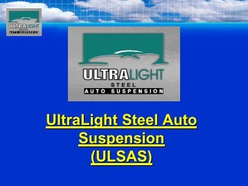 ULSAS Overview Report - American Iron & Steel Institute