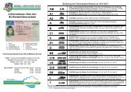 Information ÃƒÂœbersicht der Fahrerlaubnisklassen - Werra-MeiÃƒÂŸner-Kreis