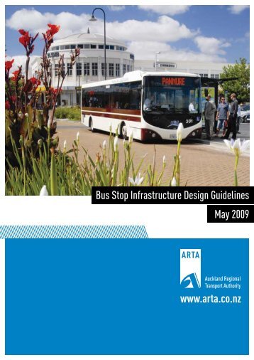 Bus Stop Infrastructure Guidelines - Auckland Transport