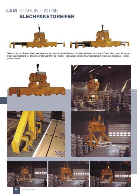 Katalog fÃ¼r die Stahlindustrie als PDF-Datei herunterladen...