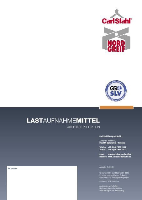 Katalog fÃ¼r die Stahlindustrie als PDF-Datei herunterladen...