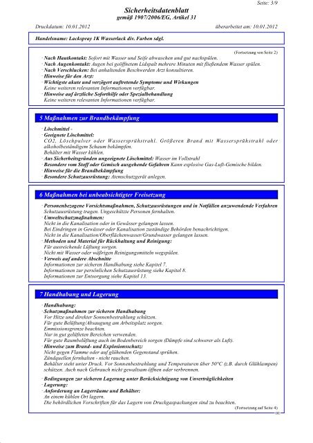 Sicherheitsdatenblatt - Peter Kwasny GmbH