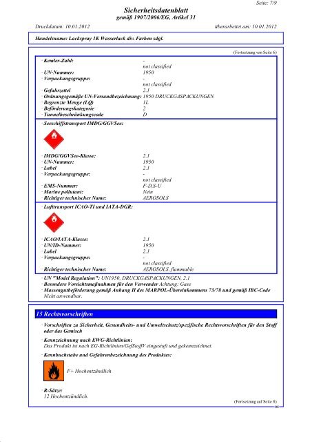 Sicherheitsdatenblatt - Peter Kwasny GmbH