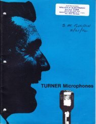 Turner_1970_catalog1 - Preservation Sound