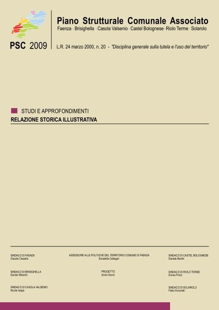 Relazione Storica Illustrativa - Comune di Faenza