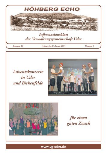 Januar 2014 - Verwaltungsgemeinschaft Uder