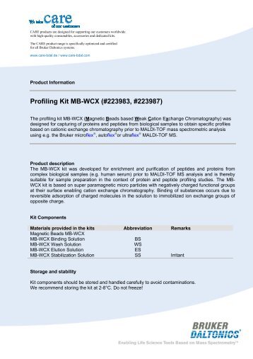 Profiling Kit MB-WCX (#223983, #223987)
