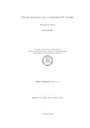 Phase diagram of a modified XY model - Department of Physics ...