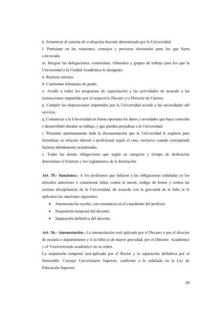 Reglamento de EscalafÃ³n y Carrera Docente e Investsigador UMET