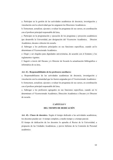 Reglamento de EscalafÃ³n y Carrera Docente e Investsigador UMET