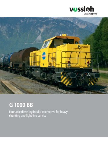 G 1000 BB (pdf, 829.2 kByte) - Vossloh North America