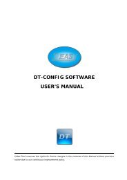 DT-CONFIG SOFTWARE USER'S MANUAL - Schick Handel