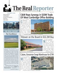 Residential Deals - The Real Reporter