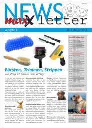 Bürsten, Trimmen, Strippen - - Hundemaxx