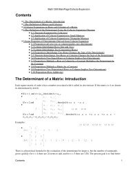 Determinants by cofactor expansion