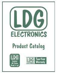 Product catalog - LDG Electronics