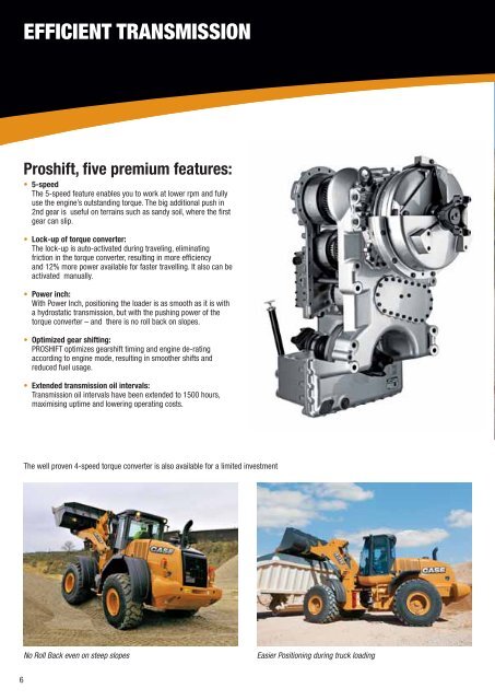 F-SERIES WHEEL LOADERS - Case Construction