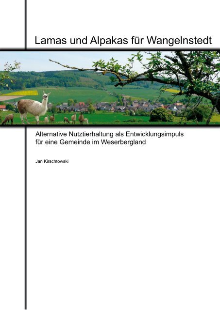 Lamas und Alpakas für Wangelnstedt - Institut für Umweltplanung ...