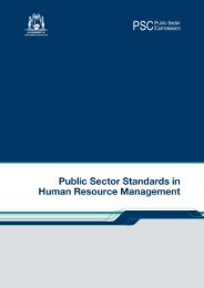 Standards in Human Resource Management - Public Sector ...