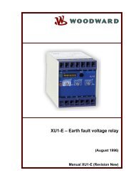 XU1-E – Earth fault voltage relay