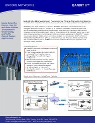 BANDIT II™ - Encore Networks