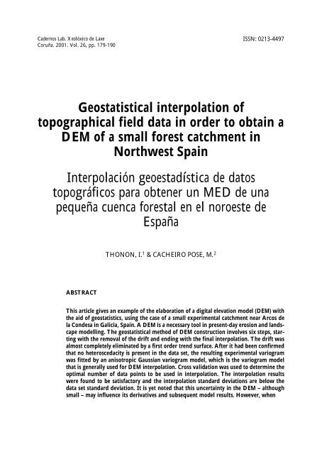 Ibérica na região de Trás-os-Montes (NE Portugal) - Universidade ...