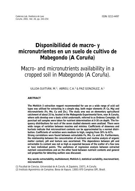 Ibérica na região de Trás-os-Montes (NE Portugal) - Universidade ...