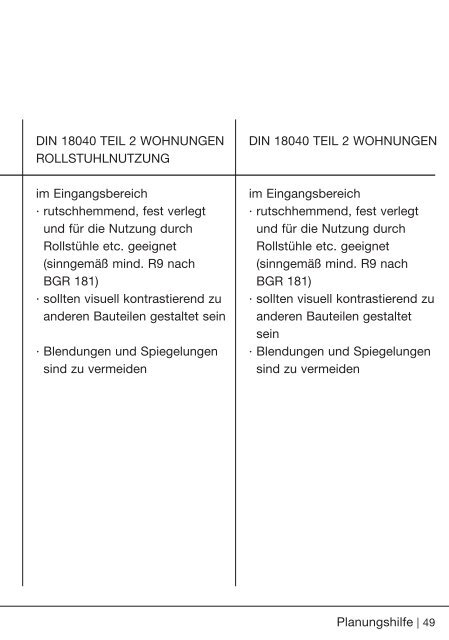 Planungshilfe - Hewi