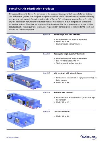 Barcol-air induction vav,standard vav,cav,dual ... - Barcol-Air UK Ltd