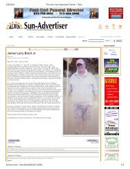 The Alvin Sun Advertiser Online > Obituaries > James Larry Block Jr.