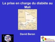La prise en charge du diabÃ¨te au Mali - ReMeD