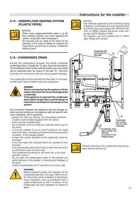 Installation Manual - Unical Lattner Condensing Hot Water Boilers