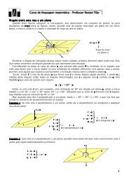 Ângulo entre reta e plano