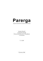 pobierz - Parerga - WyÅ¼sza SzkoÅa FinansÃ³w i ZarzÄdzania