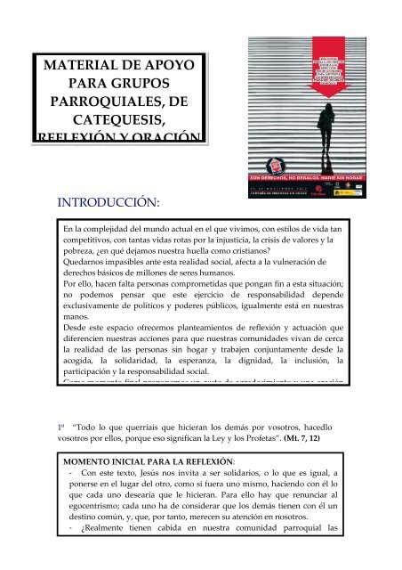 material de apoyo para grupos parroquiales, de catequesis ...