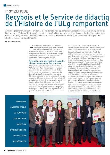 Dynamisme 240 - Union Wallonne des Entreprises