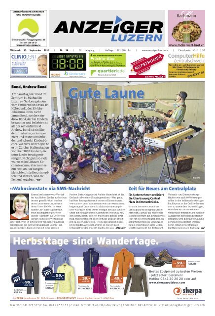Anzeiger Luzern, Ausgabe 38, 25. September 2013