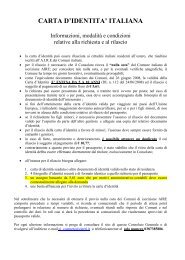 CARTA D'IDENTITA' ITALIANA - Consolato generale d'Italia a Metz