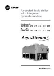 Air-cooled liquid chiller with integrated hydraulic module - Dalkia