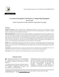 Correction of Incomplete Cleft Palate by U-Shaped Flap Palatoplasty